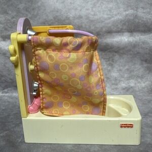 Fisher Price Loving Family Bathroom Yellow Tub Shower Curtain Rod 2006 Furniture